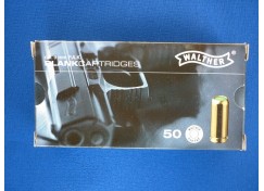 Náboje 9mm slepé pro plynové pistole 50ks (Walther)